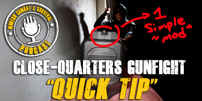 Close Quarters Gunfight Training Tip