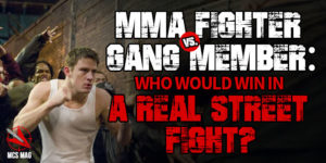 Real Street Fight: MMA Cage Fighter Vs. Gang Thug Street Fighter