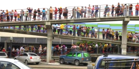 Venezuela Food Lines: Store Survival Food Now!