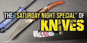 Saturday Night Special Knives: Okapi, Kudu Ring Pull Knives